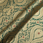 Rang-e-Mughal – Satin with 4-Color Weave & Mughal Pattern - Zahra Maham