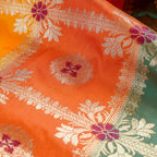 Rang-e-Nazr – Lightweight Katan with Floral Zari Work - Zahra Maham