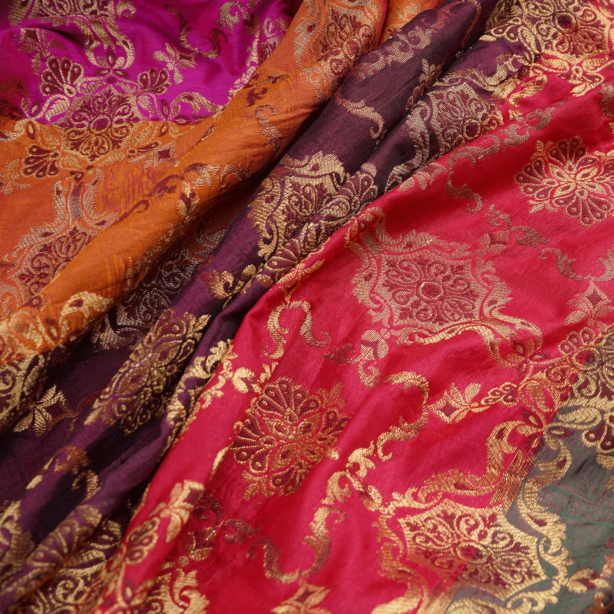 Rang-e-Nigar – Blended Katan satin with Floral Zari Work - Zahra Maham