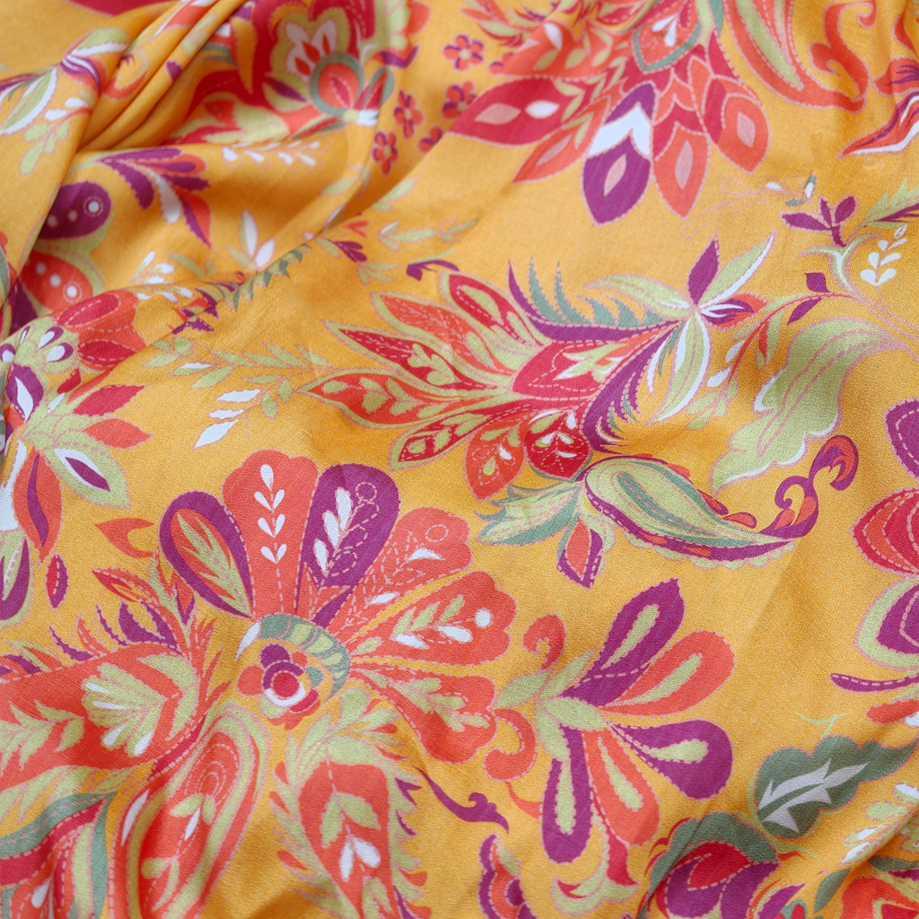 Rang Tamaasha — Printed Pure Sheesha Silk - Zahra Maham