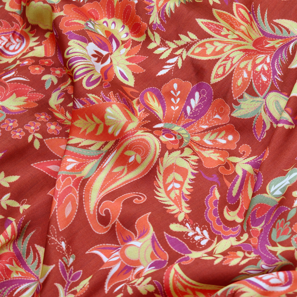 Rang Tamaasha — Printed Pure Sheesha Silk - Zahra Maham