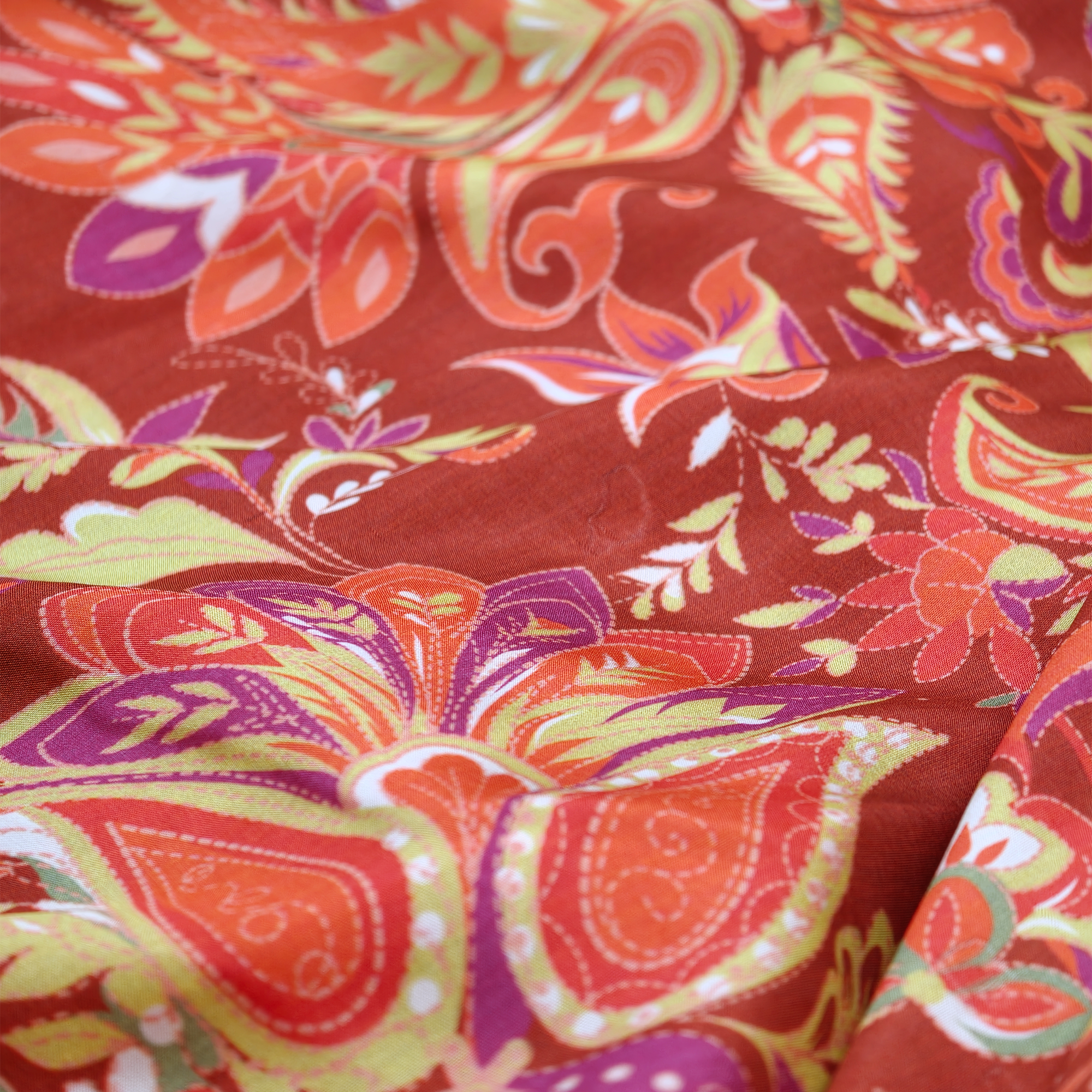 Rang Tamaasha — Printed Pure Sheesha Silk - Zahra Maham