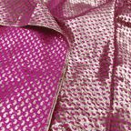 Resham-e-Benaras (Fuchsia) – Pure Indian Ghicha Silk - Zahra Maham
