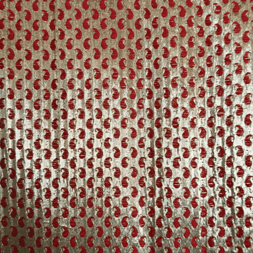 Resham-e-Benaras (Red) – Pure Indian Ghicha Silk - Zahra Maham