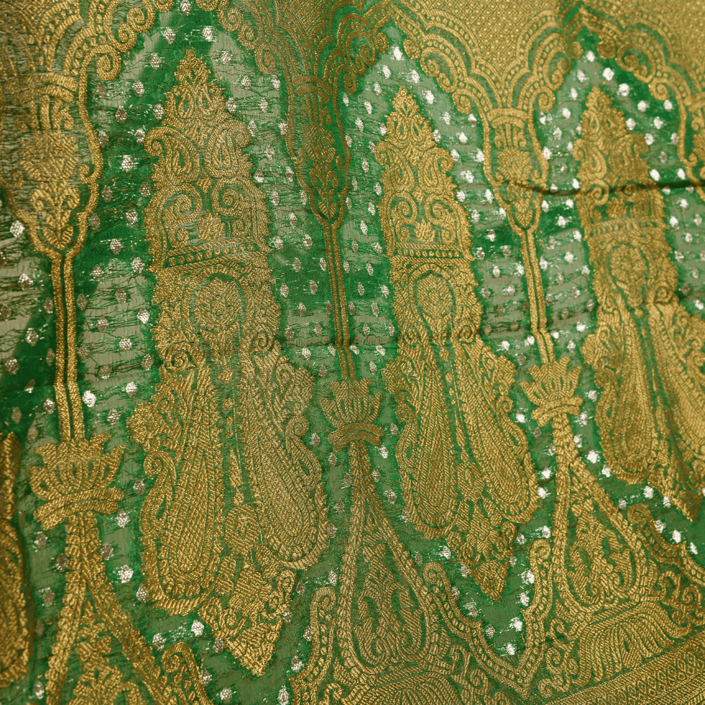 Riwayat (Green) – Pure Chiffon Chunri - Zahra Maham