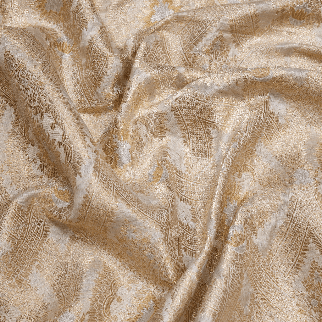 Roshan Taj — Pure Katan Chiffon Atlas (2.75 Yards) - Zahra Maham