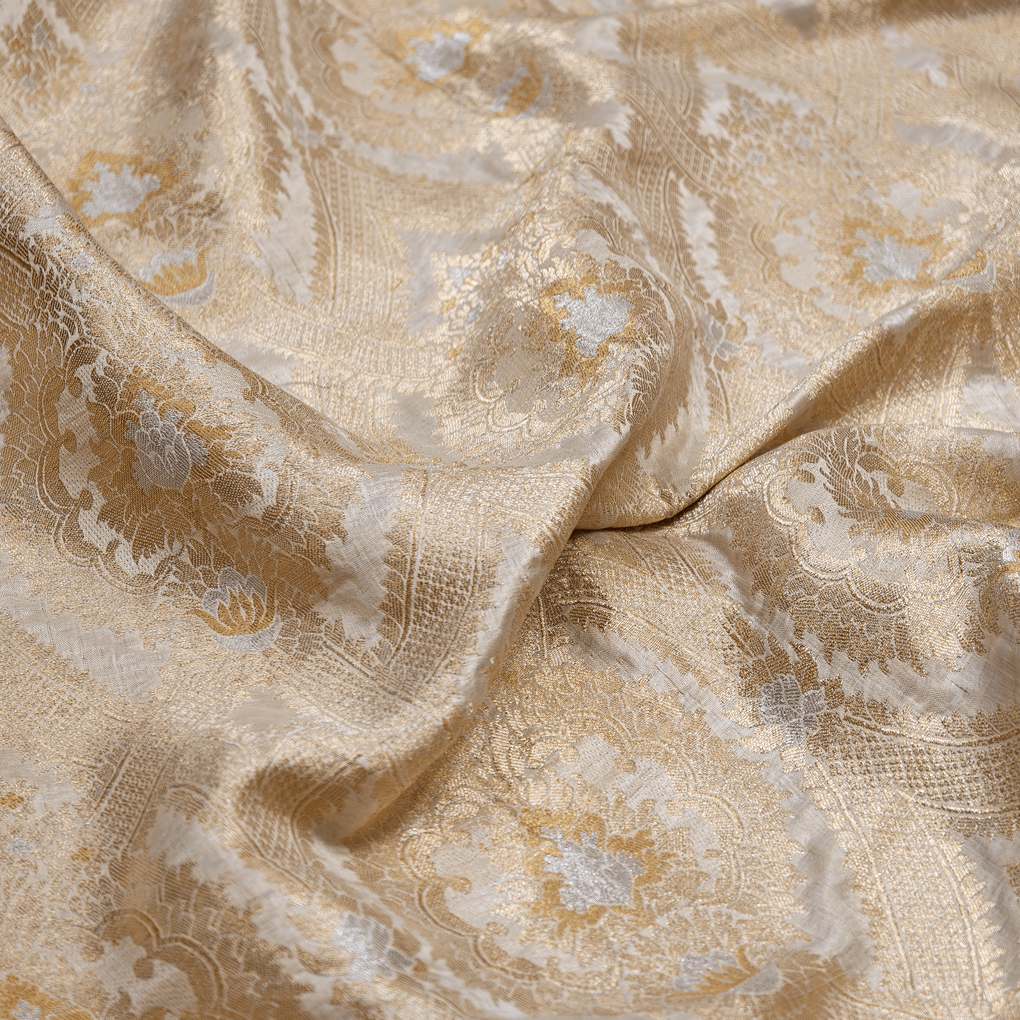 Roshan Taj — Pure Katan Chiffon Atlas (2.75 Yards) - Zahra Maham
