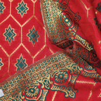 Rouge Étoile — Satin Tehra w/ Border - Zahra Maham