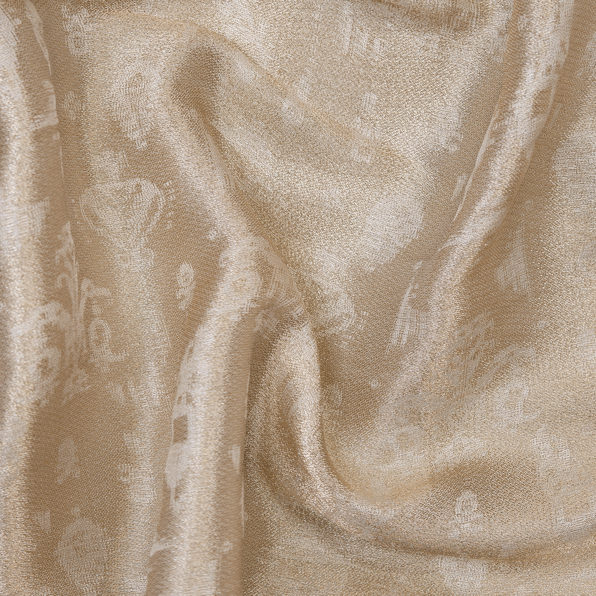 Ruh-e-Abrisham – Pure Mulberry Lama Silk Reversible Floral Weave - Zahra Maham