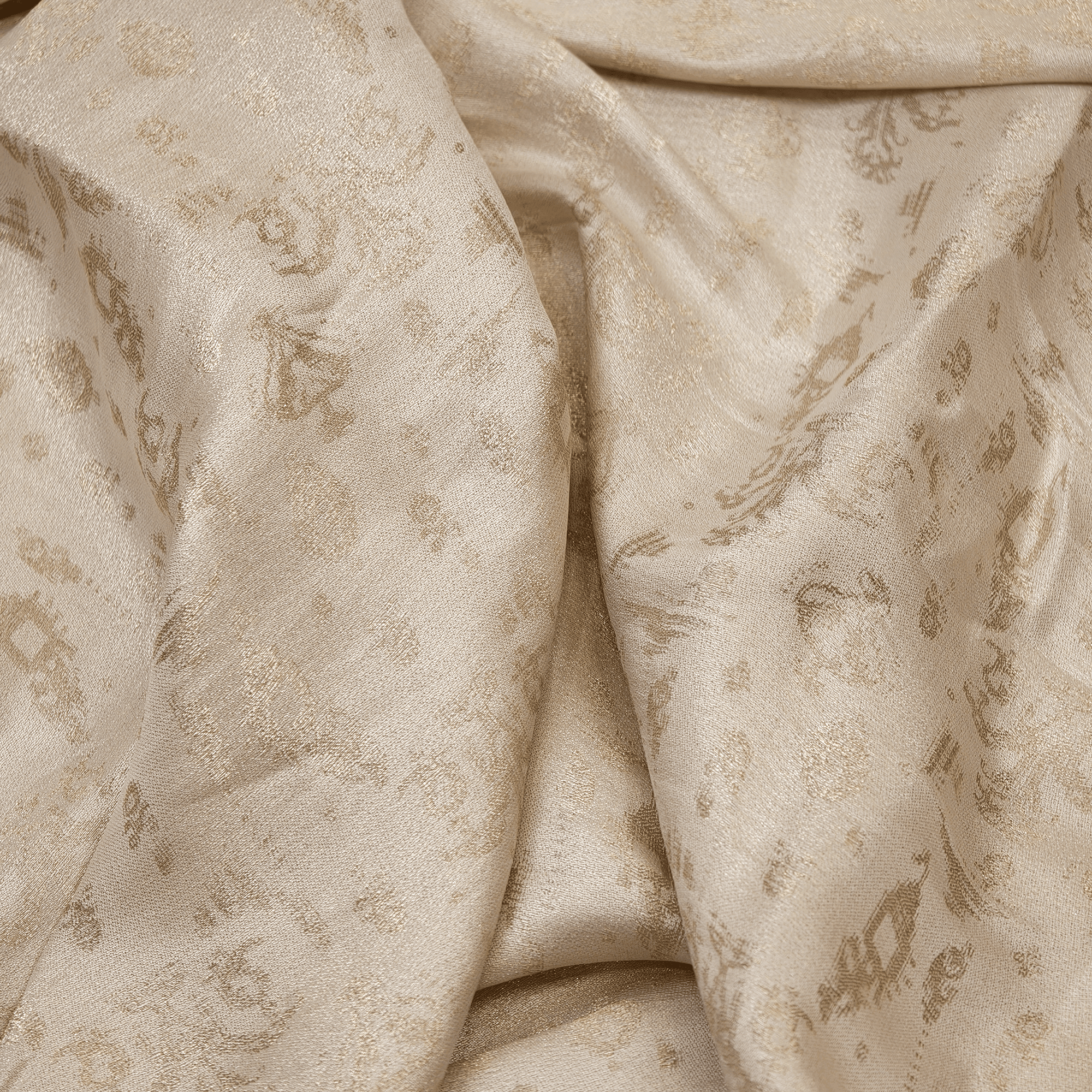 Ruh-e-Abrisham – Pure Mulberry Lama Silk Reversible Floral Weave - Zahra Maham