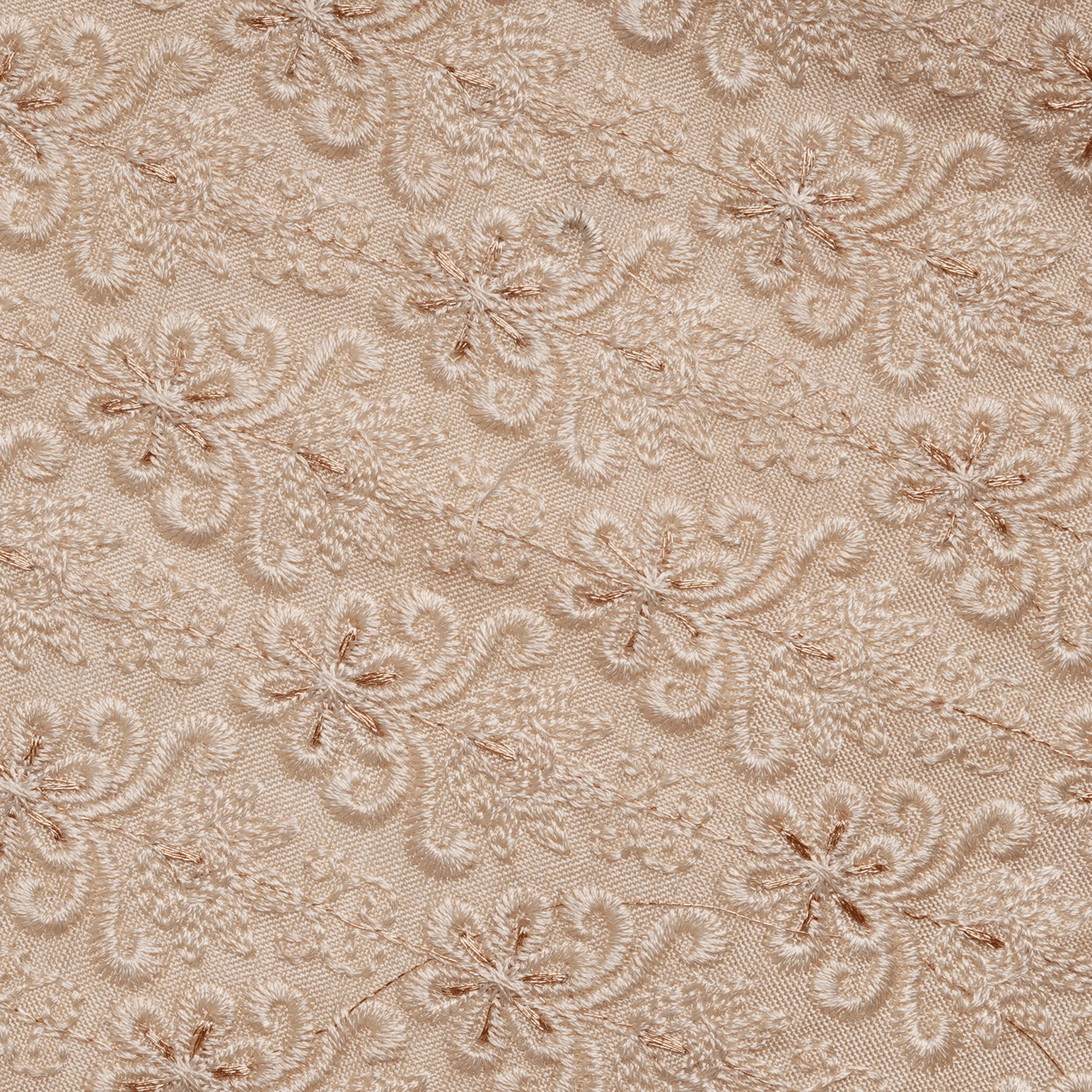 Ruwansa – PK Raw Silk Embroidery Fabric - Zahra Maham