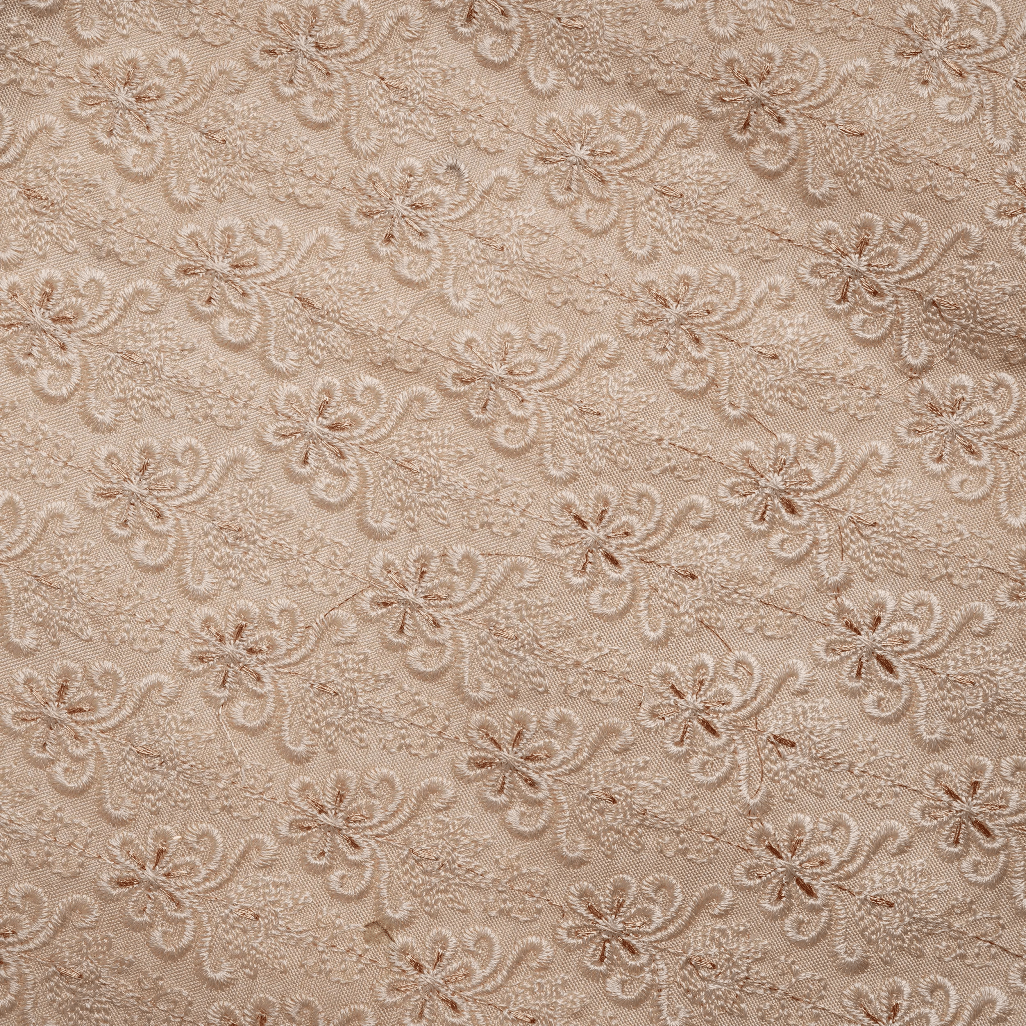 Ruwansa – PK Raw Silk Embroidery Fabric - Zahra Maham