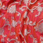 Saaya – Pure Self Katan with Mughal Silver Zari Jaal & Dhoop Chhaon - Zahra Maham
