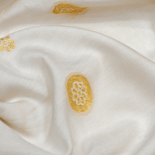 Safaid Chanda — Cotton Silk (4 Yards) - Zahra Maham