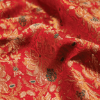 Saltanat – Satin Kamkhwab Mughal Floral Jaal - Zahra Maham