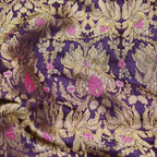 Saltanat – Satin Kamkhwab Mughal Floral Jaal - Zahra Maham