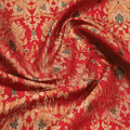 Saltanat – Satin Kamkhwab Mughal Floral Jaal - Zahra Maham
