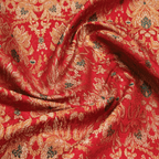 Saltanat – Satin Kamkhwab Mughal Floral Jaal - Zahra Maham