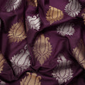 Samar – Blended Katan Silk with Mughal Art Bunch - Zahra Maham