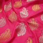 Samar – Blended Katan Silk with Mughal Art Bunch - Zahra Maham