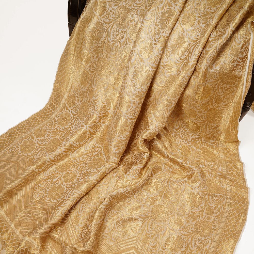 Zia Gulzar — Pure Katan Atlas Shawl
