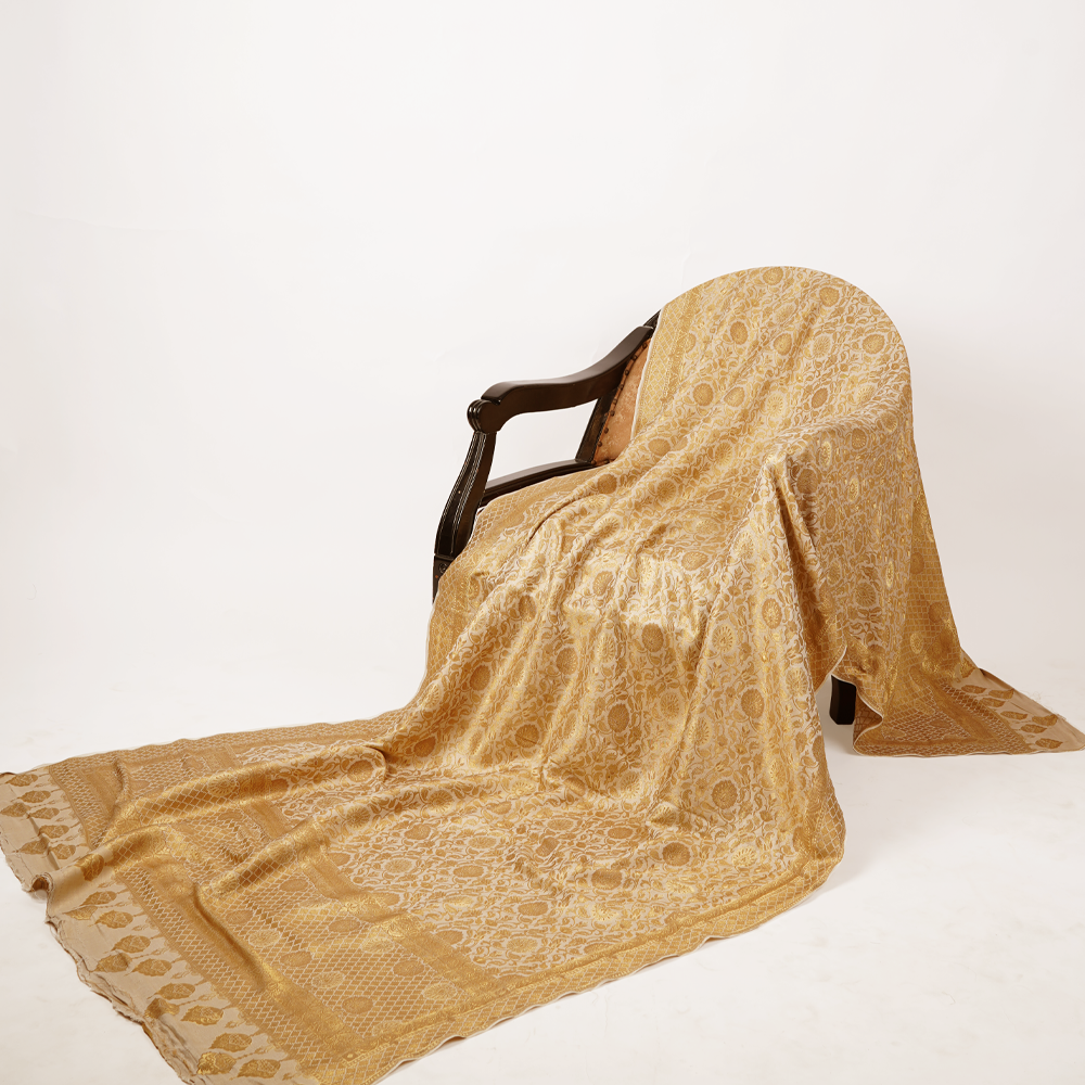 Farrukh Chaman — Pure Lama Katan Atlas Shawl