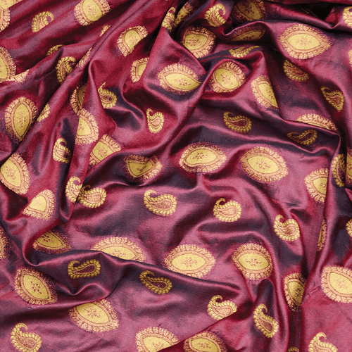 Shaam Rang — Pure Katan Silk (5.5 Yards) - Zahra Maham