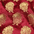 Shaan – Self Jamawar Katan Satin with Mughal Buti - Zahra Maham