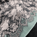 Shaffaf – Pure Printed Khaddi Net with Dual Borders - Zahra Maham