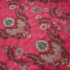 Shahnoor – Satin Jamawar Kamkhwab Fabric with Mughal Art - Zahra Maham