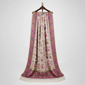 Shan-e-Burda – Kumkhwab Shahi Pure Chiffon Shawl - Zahra Maham