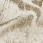 Shehnaz-e-Noor – Pure Mulberry Lama Silk Reversible Floral Weave - Zahra Maham