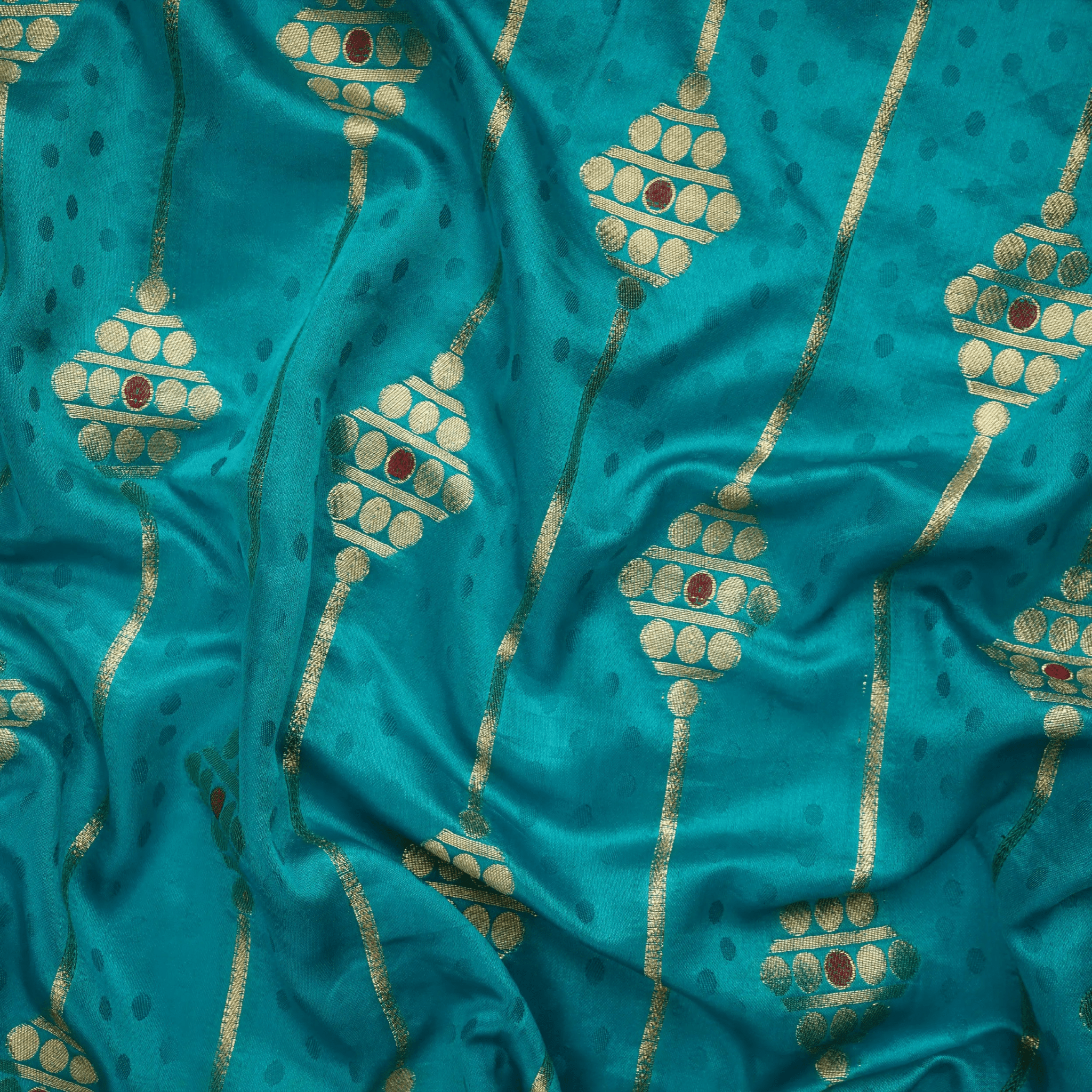 Sidr Double Lining Satin with Border - Zahra Maham