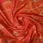 Sidr Double Lining Satin with Border - Zahra Maham