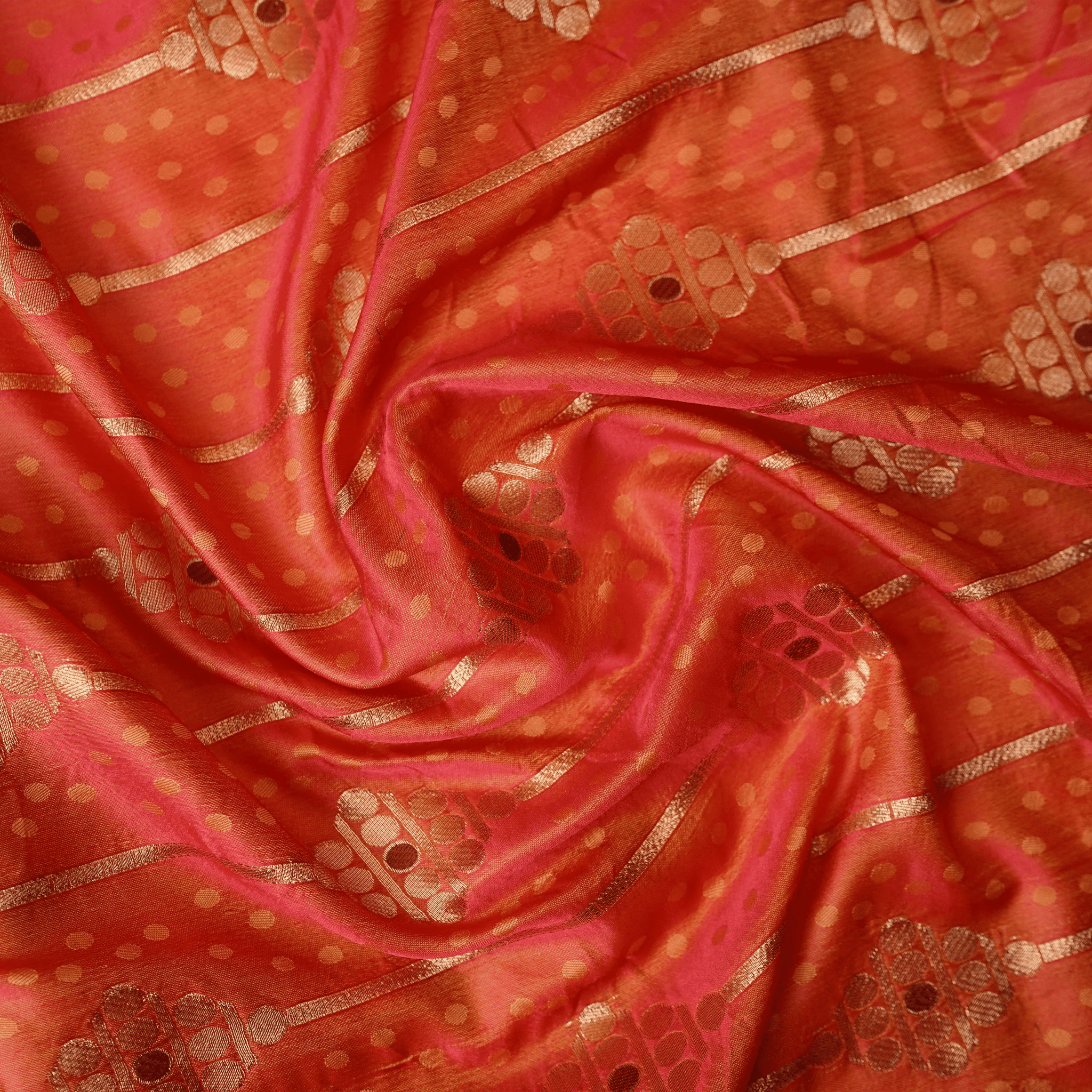 Sidr Double Lining Satin with Border - Zahra Maham