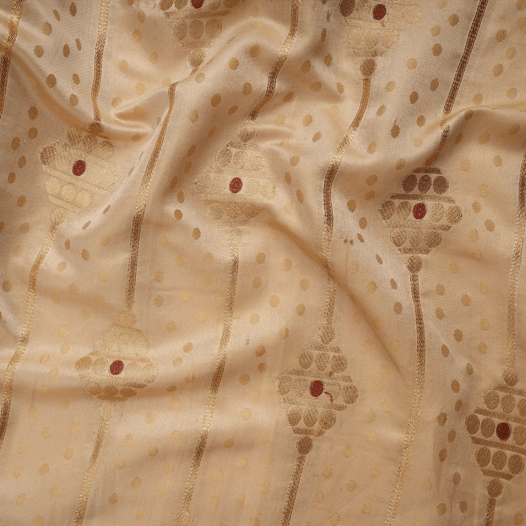 Sidr Double Lining Satin with Border - Zahra Maham