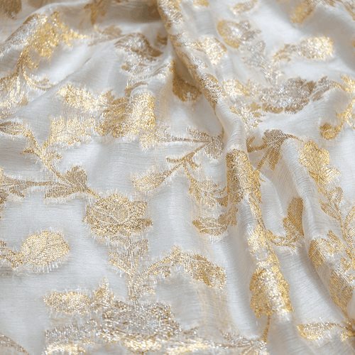 Sitara Gul — Pure Katan Chiffon (3 Yards) - Zahra Maham