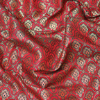 Surkh Shabaka — Satin Bunch Jamawar - Zahra Maham