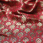 Surkh Shabaka — Satin Bunch Jamawar - Zahra Maham