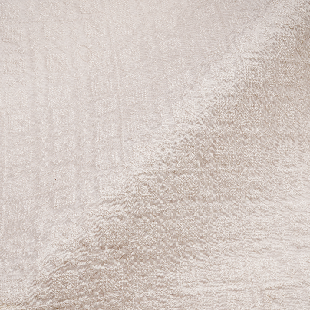 Kaarvaan – PK Raw Silk Fabric with Embroidery