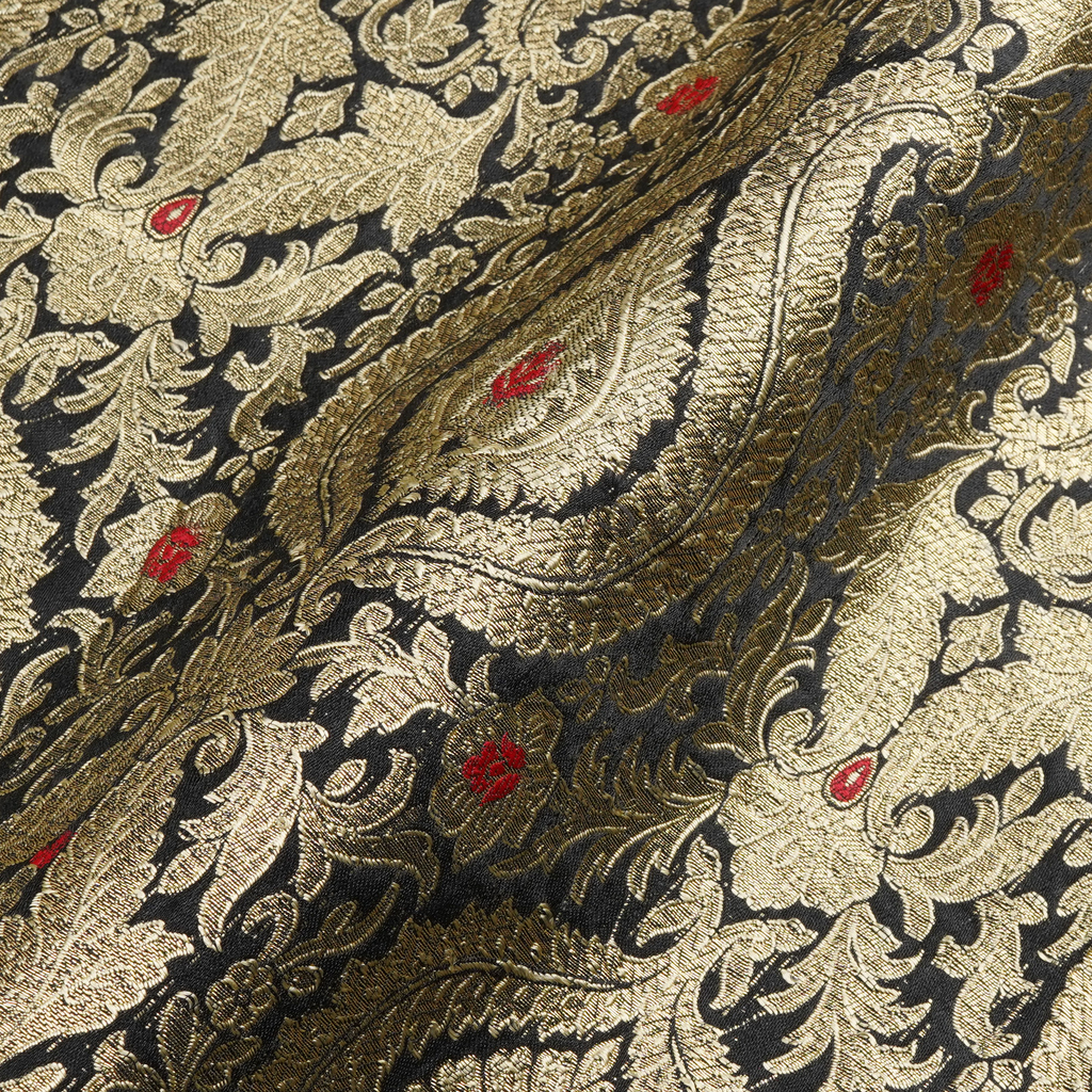 Rang-e-Mughal – Satin with 4-Color Weave & Mughal Pattern