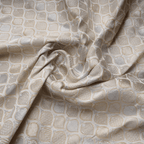 Taj Minara – Pure Katan Silk (Silver) - Zahra Maham
