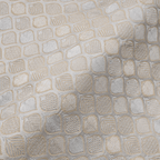 Taj Minara – Pure Katan Silk (Silver) - Zahra Maham