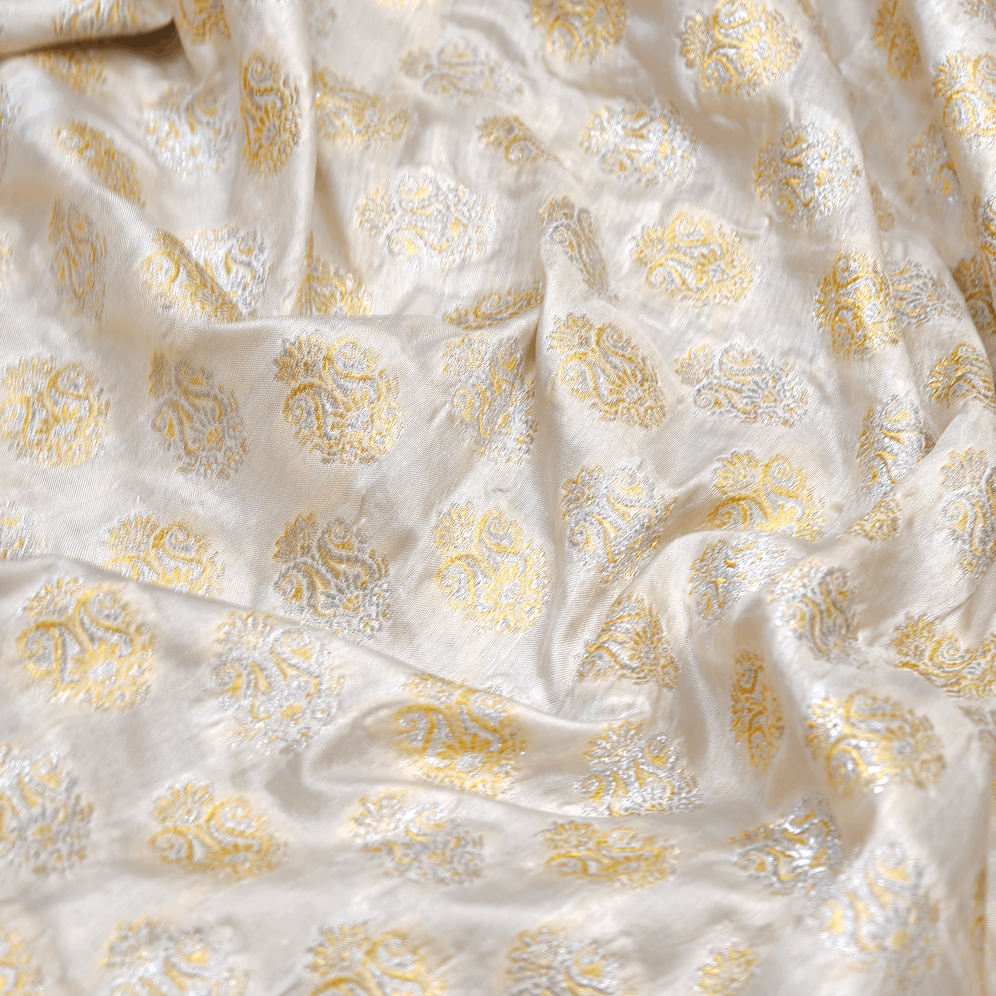 Tajalli Zar — Pure Katan Silk (3.75 Yards) - Zahra Maham