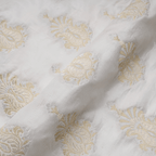 Tajdar-e-Naksh – Pure Katan (Mughal Taj Bunch | 3-Color Thread | Golden & Silver Zari) - Zahra Maham