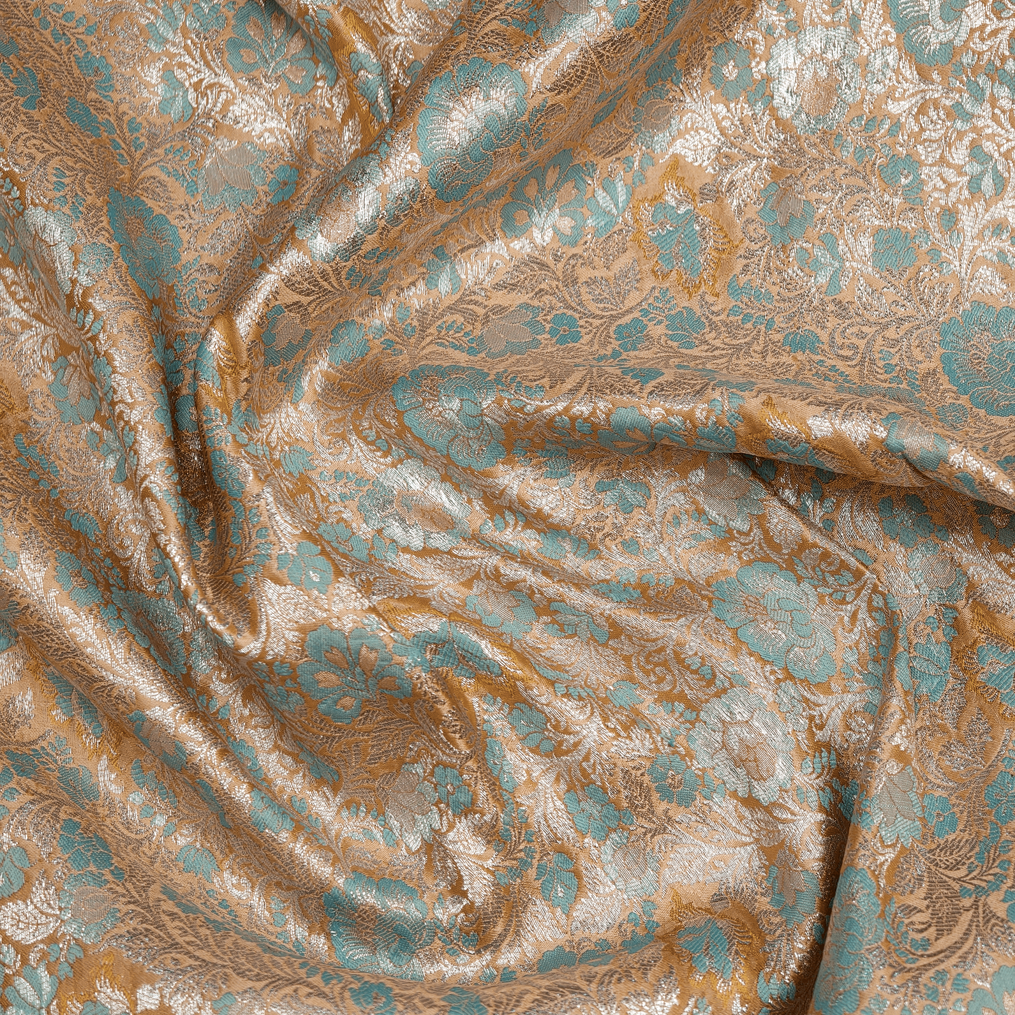 Teal Zarr — Pure Katan Satin (4.75 Yards) - Zahra Maham