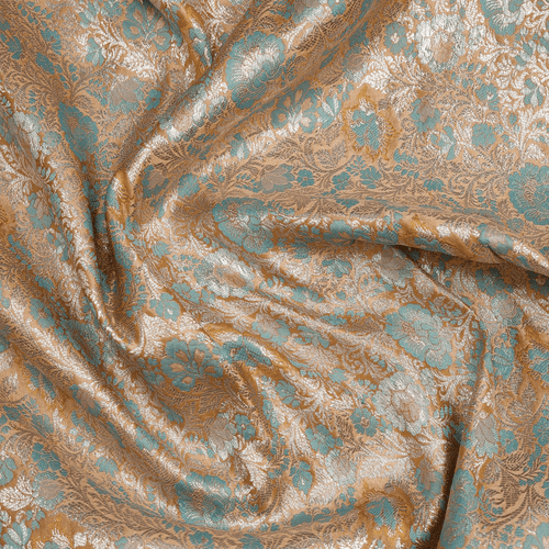 Teal Zarr — Pure Katan Satin (4.75 Yards) - Zahra Maham