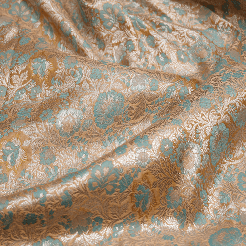 Teal Zarr — Pure Katan Satin (4.75 Yards) - Zahra Maham