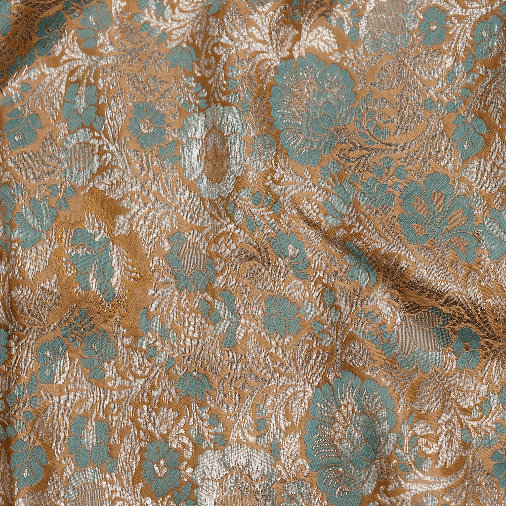 Teal Zarr — Pure Katan Satin (4.75 Yards) - Zahra Maham