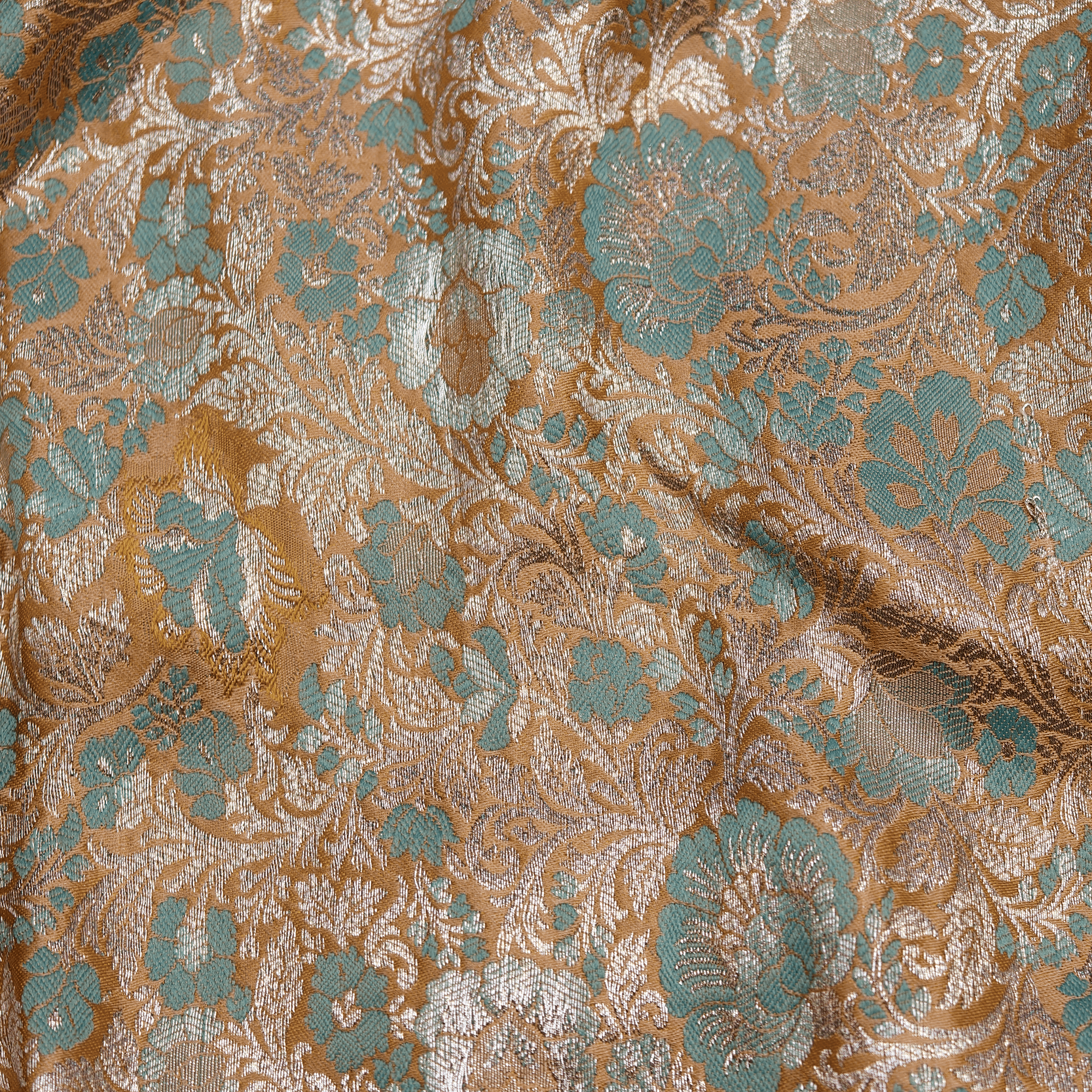 Teal Zarr — Pure Katan Satin (4.75 Yards) - Zahra Maham
